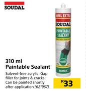 Soudal Paintable Sealant-310ml