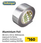 Sellotape Aluminium Foil 48mm x 50m