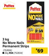 Pattex 3Kg No More Nails Permanant Strips