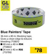 Gloo Blue Painters Tape 24mm x 40m