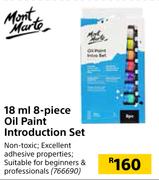Mont Marte 8-Piece Oil Paint Introduction Set-18ml