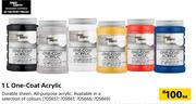 Fired Earth One-Coat Acrylic-1Ltr Each