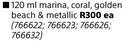 Mont Marte 120ml Marina, Coral, Golden Beach & Metallic-Each