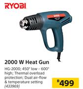 Ryobi 2000 W Heat Gun HG-2000