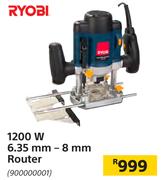 Ryobi 1200 W 6.35 mm - 8 mm Router