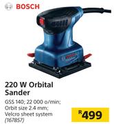 Bosch 220 W Orbital Sander GSS 140