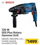 Bosch 720 W SDS Plus Rotary Hammer Drill GBH220