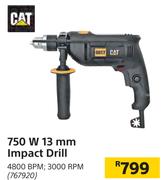CAT 750 W 13 mm Impact Drill