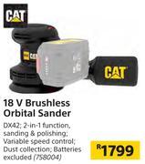 CAT 18 V Brushless Orbital Sander DX42