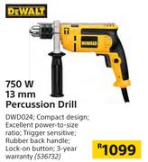 Dewalt 750 W 13 mm Percussion Drill DWD024