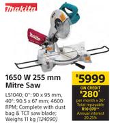 Makita 1650 W 255 mm Mitre Saw