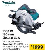Makita 1050 W 190 mm Circular Saw M5802B