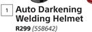 Disston Auto Darkening Welding Helmet
