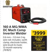 Disston 160A MG/MMA DC Mach Comp Inverter Welder