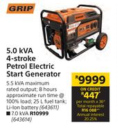 Grip 7.0 KVA 4 Stroke Petrol Electric Start Generator