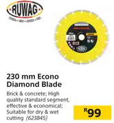 Ruwag 230mm Econo Diamond Blade