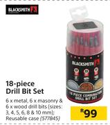 Blacksmith 18 Piece Drill Bit Set
