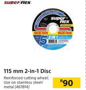 Super Flex 115mm 2 In 1 Disc