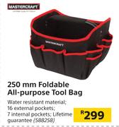 Mastercraft 250mm Foldable All Purpose Tool Bag