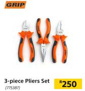 Grip 3 Piece Pliers Set