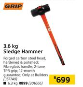 Grip 3.6Kg Sledge Hammer
