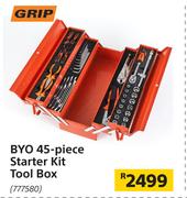 Grip Byo 45 Piece Starter Kit Tool Box