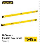 Stanley 1800mm Classic Box Level-Each