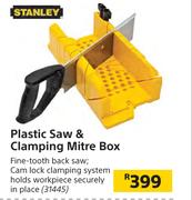 Stanley Plastic Saw & Clamping Mitre Box