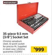 Mastercraft 35 Piece 9.5mm (3/8") Socket Set