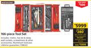 Mastercraft 166 Piece Tool Set