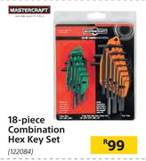 Mastercraft 18 Piece Combination Hex Key Set
