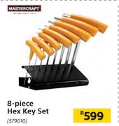 Mastercraft 8 Piece Hex Key Set