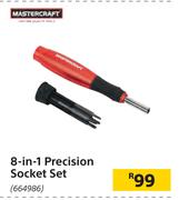 Mastercraft 8 In 1 Precision Socket Set