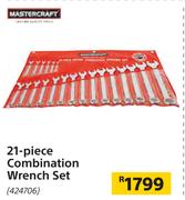 Mastercraft 21 Piece Combination Wrench Set