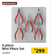 Mastercraft 5 Piece Mini Pliers Set
