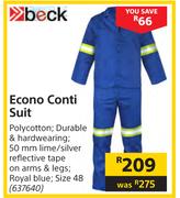 Beck Econo Conti Suit