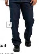 Beck Denim Conti Suit Trousers-Each