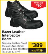 Razer Leather Interceptor Boots