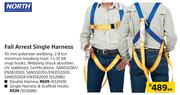 North Fall Arrest Single Harness-Each