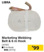 Libra Marketing Webbing Belt & 9m Hook