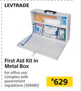 Levtrade First Aid Kit In Metal Box