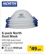 20 Pack North Dust Mask-Per pk
