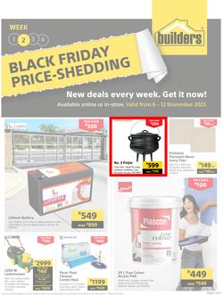 Builders : Black Friday Price-Shedding (06 November - 12 November 2023), page 1