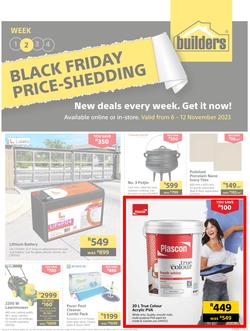 Builders : Black Friday Price-Shedding (06 November - 12 November 2023), page 1