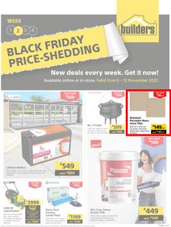 Builders : Black Friday Price-Shedding (06 November - 12 November 2023), page 1