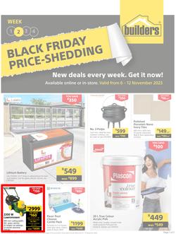Builders : Black Friday Price-Shedding (06 November - 12 November 2023), page 1