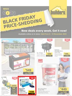 Builders : Black Friday Price-Shedding (06 November - 12 November 2023), page 1