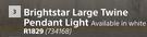 Brightstar Large Twine Pendant Light
