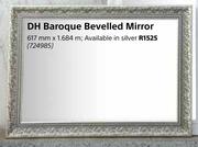 DH Baroque Bevelled Mirror 617mm x 1.684m
