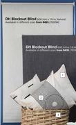 DH Blockout Blinds (Natural) 600mm x 1.6m